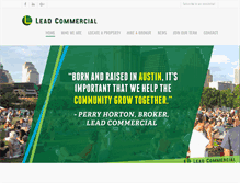 Tablet Screenshot of leadaustin.com